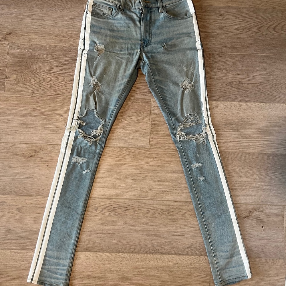 Amiri skinny distressed denim